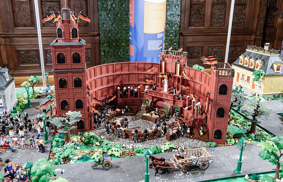 Playmobil-Ausstellung „175 Jahre Paulskirche“